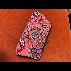 Vera Bradley Kiss Lock Wallet Pink